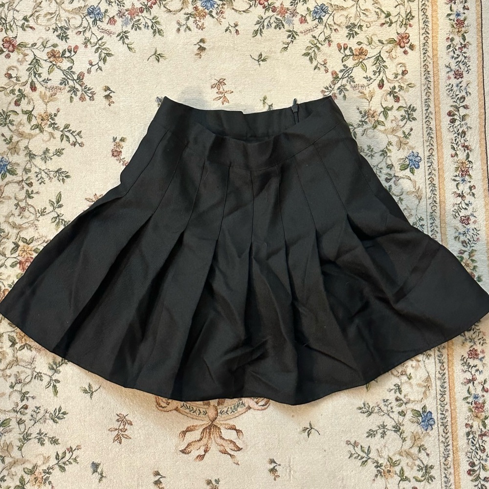 Black Pleated Skort Mini Skirt Tennis Style